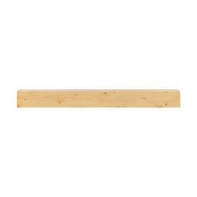 VEVOR Fireplace Mantel, 60" x 8" x 6", 50 lbs Weight Capacity, Natural Wood Mantel for Over Fireplace, Wall Mounted Floating Farmhouse Shelf (Default: Default)