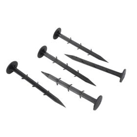 50PC 4.5inch Plastic Lawn Turf Spikes, Groundsheet Fixing Spikes, Outdoor Turf Fixing Spikes, Windproof And Durable (Option: 45inch)